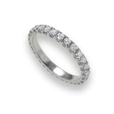 Dai diamanti al platino per un matrimonio da favola. Anello Fidanzamento In Oro Bianco Con Diamanti Bianchi Modello Prestige Ringsinfinity