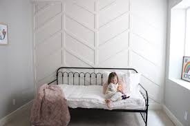 Herringbone Board And Batten Wall Tutorial Honey Built Home Herringbone Wall Accent Wall Bedroom Nursery Accent Wall