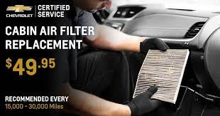 The cabin air filter in a vehicle helps remove harmful pollutants, including pollen and dust, from the air you breathe within the car. Cabin Air Filter Replacement Feldman Chevrolet Of Highland