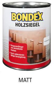 In glänzend und matt erhält. Bondex Holz Siegel Klarlack Farblos 750 Ml Matt Fur Innen Und Aussen