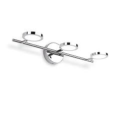 Sleek and modern, this light features an integrated led light strip, clean lines, a contemporary profile, and a white frosted glass cylinder shade. Joossnwell Vainity Light 21 26 Inch Indoor 3 Lights Bathroom Lighting Fixtures Chrome Finish Wall Sco Led Vanity Lights Bathroom Light Fixtures Vanity Lighting