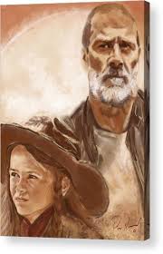 Negan Acrylic Prints and Negan Acrylic Art for Sale