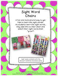 Kinder Learning Garden Blog Sight Words Preschool Rules Literacy Activities