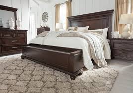Jill litner kaplan interiors designed the lovely green, white and pink. Brynhurst Dark Brown King Panel Storage Bedroom Set Lexington Overstock Warehouse