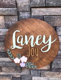 Custom Name Sign Wooden Name Sign Personalized Nursery Etsy Personalized Nursery Decor Baby Name Signs Wooden Name Signs