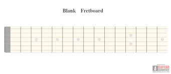 Blank Fretboard Guitar Scientist