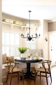 A console tucked into a bay window nook Bay Window Bench Kitchen Table Off 63