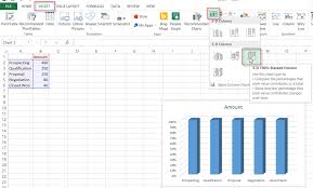 insert 3 d stacked column chart png excel dashboard templates