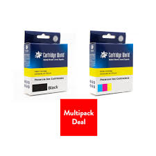Cartouche jet d'encre générique grande capacité de haute qualité élaborée à base d'encre photo pigmentée résistante à l'eau et aux u.v. Cartridge World Compatible Hp 300 Xl Multipack 300xlmp Printer Cartridge