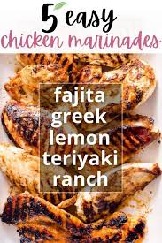 Smash the garlic with the smooth side of a meat mallet until completely crushed. 5 Easy Chicken Marinade Recipes Ifoodreal Com