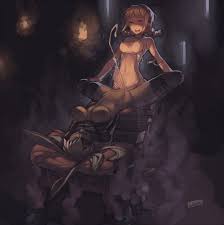 faustsketcher, fran (ff12), penelo, final fantasy, final fantasy xii,  duplicate, highres, 00s, 1futa, 1girl, 2014, animal ears, artist name, ball  gag, bdsm, blindfold, bondage, bottomless, bound, breasts, cum,  dark-skinned female, dark skin,