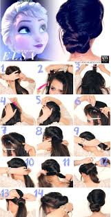 Disney S Frozen Hairstyle Elsa S Coronation Updo Tutorial Video Hair Styles Elsa Hair Frozen Hairstyles