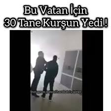 Cumhurbaskanimizin Omer Halisdemir In Ve Turk Bayraginin Oldugu Afisin Indirildigini Goren Kurt