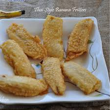 Oats coated banana fry is one among them. Thai Style Banana Fritters Kluay Kaek A Street Snack Gluten And Vegan Free Zesty South Indian Kitchen