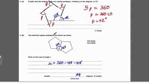 Practice really helps, both in terms of the types of sats reasoning questions that can come up, and in the skills needed to answer them. Algebra Geometry 1 Gcse Higher Maths Exam Qs 26 Youtube