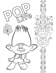 Trolls coloring pages are printable images related to one of the best musical comedy animated film for children of recent years. Free Printable Trolls World Tour Party Pack With Activity Coloring Pages