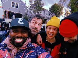 Another musical moment with @zachbraff and @donald_aison ..this round with  our guest of honor- the legend, @johntravolta !! It was a delight to  choreograph for these hilarious humans. Thank you to my