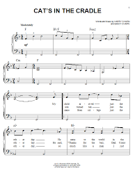 Cat's in the cradle is a 1974 folk rock song by harry chapin from the album verities & balderdash. Cats In The Cradle Lyrics Pdf