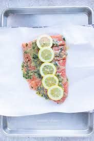 Basil Lemon Baked Salmon In Foil Easy Low Carb Evolving Table