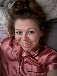 I don't usually take pics in bed…. I also usually take all makeup off  before going to bed. But I have been sick … and I didn't … and I did.  #goodmorning