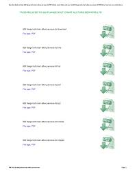 600 flange bolt chart alltorq services ltd