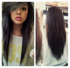 V shaped layered haircut for long hair hair pinterest. Pin On Hair