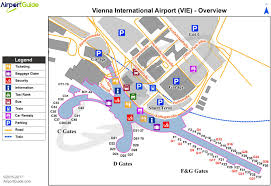 Ubicación en el mapa de la ue. Viena Austria Aeropuerto De Mapa Mapa Del Aeropuerto De Viena Austria Europa Occidental Europa