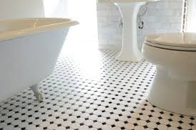 Sheet vinyl, which often can cover an entire bathroom floor in a single, uninterrupted sheet; Best Bathroom Flooring Options Flooring Inc
