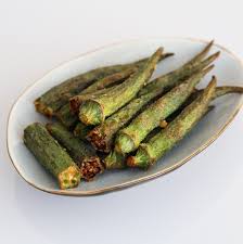 Air Fried Okra Is Simple Delicious And Ready In A Few Minutes Adding Tajin Chili Lime Seasoning Provides A Unique Tangy And Okra Recipes Roasted Okra Okra