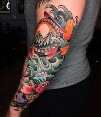 Pin By Claudia Lindquist Wagner On Tattoo Color Tattoo Ideas For Men Traditional Tattoo Ideas Tattoo Sleeve Designs