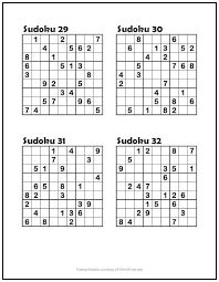 These riddles are similar to the what am i? riddles. Sudoku Puzzles 29 32 Medium Print It Free