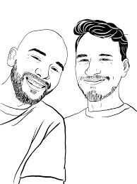 Custom Line Drawn Portraits