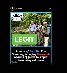 How to get a support a creator code in fortnite battle royale 2020! Did The Creator Of Fortnite Really Buy Thousands Of Acres Of Forest Poynter