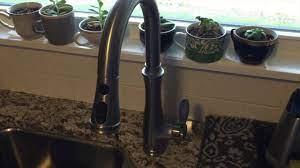 The magnetic handle/shower head combo is very nicely designed and integrated. Fixing Low Kitchen Faucet Water Pressure On A Kohler Bellera K 560 Youtube