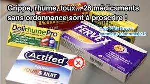 Check spelling or type a new query. Grippe Rhume Toux Voici 28 Medicaments Sans Ordonnance A Proscrire De Votre Pharmacie