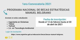 Resultados becas estratégicas manuel belgrano. Exactas Unicen On Twitter Compartimos Informacion Acerca Del Programa Nacional De Becas Estrategicas Manuel Belgrano Link Con Toda La Informacion Bases Y Condiciones Https T Co Nnw3nift6y Exactas Exaunicen Becas Universidad Estudiantes