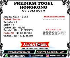 Berikut kami sajikan angka wajib hadir atau angka ikut 2d belakang sebagai perbandingan sebelum melakukan betting di bo kepercayaan masing masing. Prediksi Angka Jitu Hongkong 07 Juli 2019 Yang Sudah Berpengalaman Dan Berkecipung Lama Di Dunia Togel Online Maupun Togel Darat Bagaima Singapura Sydney Pola