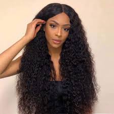 Get it as soon as mon, jun 28. Amazon Com Aisi Queens Long Curly Wigs Black Wavy Wig For Women 26 Inch Middle Part Synthetic Heat Resistant Hair For Daily Party Use Beauty