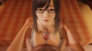 Geek Japanese Waifu BIG BOOBS blowjob & c... - Hentai Porn Video