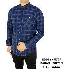 Kemeja kotak kotak pria distro flanel hijau sht 767 gudang fashion. Baju Kemeja Flannel Lengan Panjang Cowok Pria Laki Laki Motif Kotak Kotak Terbaru Best Seller Elevenia