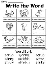 Consonant blends activities for kindergarten and first grade. 3 Letter Blends Worksheets That Make Learning Trigraphs So Much Fun Blends Worksheets Letter Blends Consonant Blends Worksheets