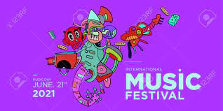 Mass appeal images include one version with blank space to fill in your own details. Vector Doodle Illustration Banner And Poster World Music Day Royalty Free Cliparts Vectors And Stock Illustration Image 156087093