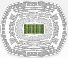 Detailed Seating Chart Giants Stadium New York Giants
