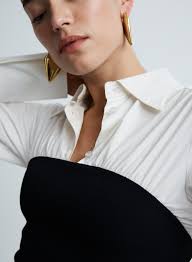 AUSTEN DRESS (SWAN W/ EBONY)