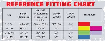 Junior Golf Club Length Chart Www Bedowntowndaytona Com