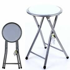 0 out of 5 stars, based on 0 reviews current price $153.99 $ 153. Round Cream Padded Folding Stool With Silver Legs Breakfast Kitchen Bar Stool Ebay