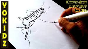 How To Draw Mosquito For Kids Youtube Como dibujar un mosquito paso a paso | how to draw a mosquito. how to draw mosquito for kids