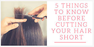 Bring your hair to the front and snip at an angle or straight, depending on if you prefer a rounded or. 5 Things To Know Before Cutting Your Hair Short Mom Fabulous