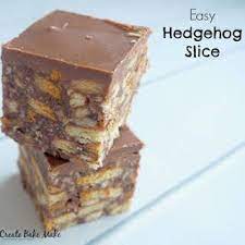 Easy Hedgehog Slice Recipe Yummly Recipe Slices Recipes Cake Stall Desserts