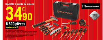 Les dix malettes outils les plus vendues. Offre Mallette A Outils 27 Pieces Chez Brico Depot